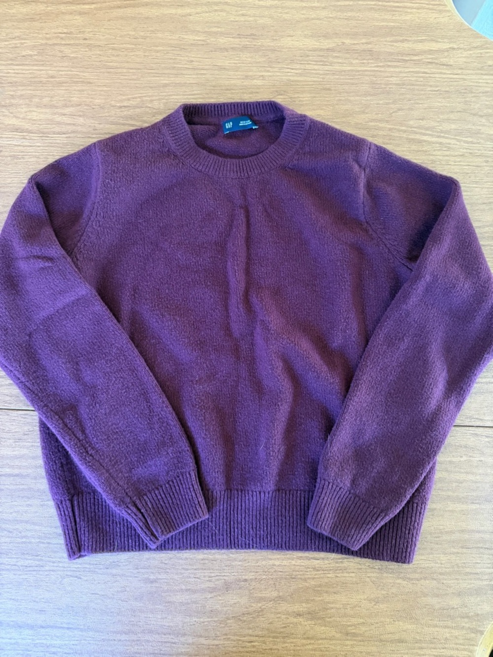Men's Crewneck Sweater - Deep Plum